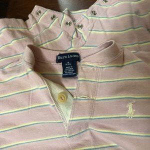 Ralph Lauren blue label vintage bodysuits pink baby medium